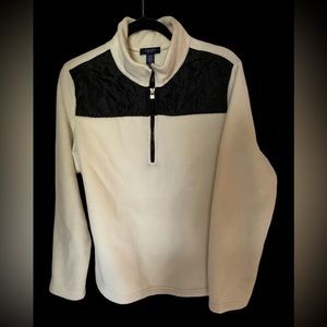 CHAPS Fleece Pullover One Quarter Zip. Woman’s size XL.